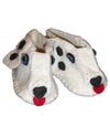 Silk Road Bazaar PN61 Zooties Baby Dalmatian Booties handmade wool baby slippers