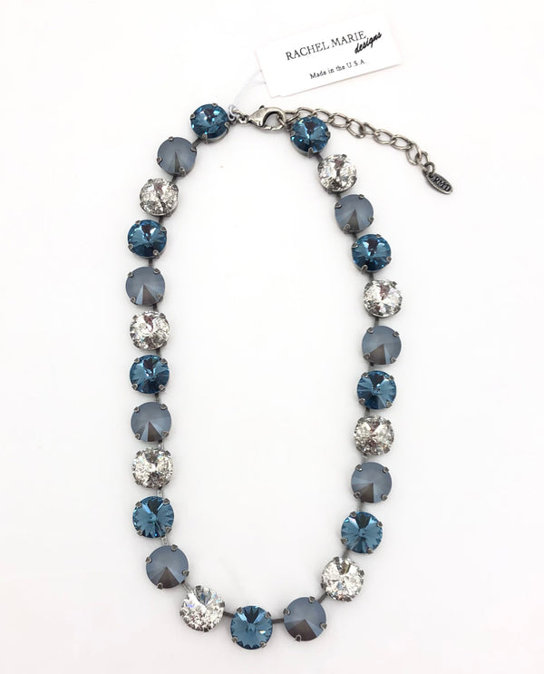 Jaden Necklace By Rachel Marie Designs Blue Shade