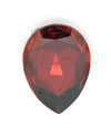 Pear Shape Swarovski Magnetic Brooch Ruby