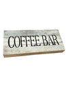 SECOND NATURE BY HAND 146COFFEEBAR SIGN WHITE RECLAIMED