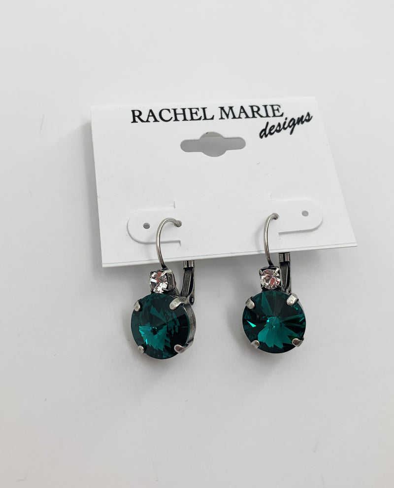 Rachel Marie Designs Brooke 12Mm Drp Earring EMERALD