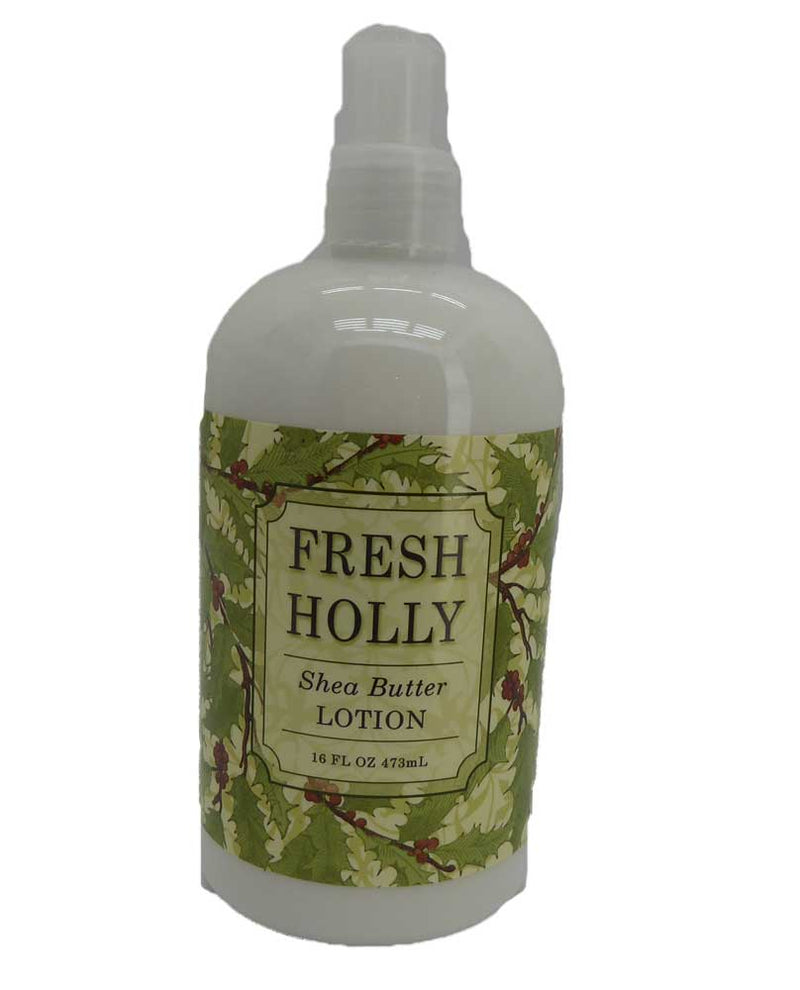 16 OZ Holiday Fresh Holly Lotion Made with Shea Butter