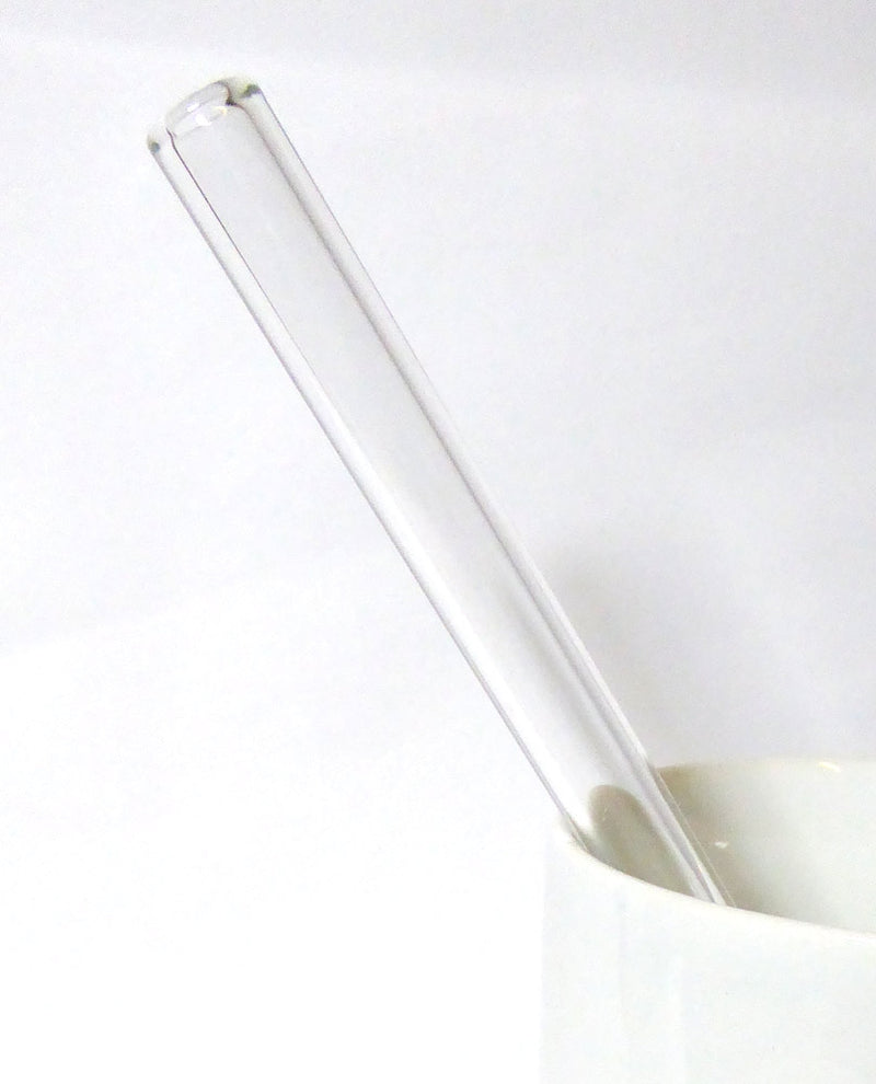 Reusable Plastic-Free Glass Straw, by Strawesome - Smoothie Width