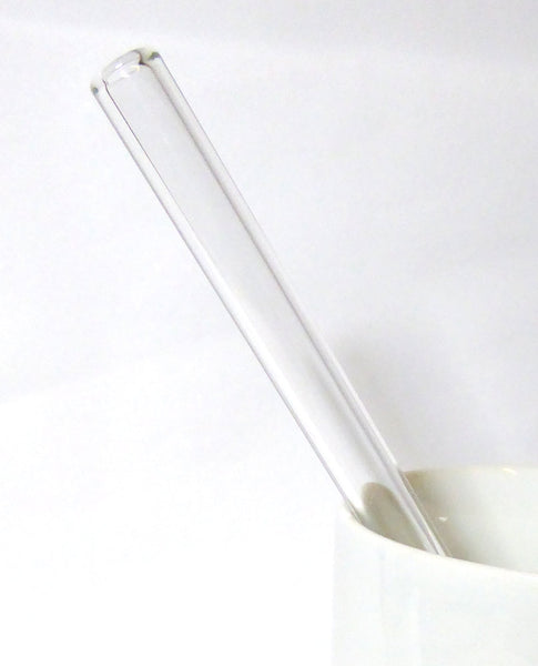 Clear Reusable Glass Straw
