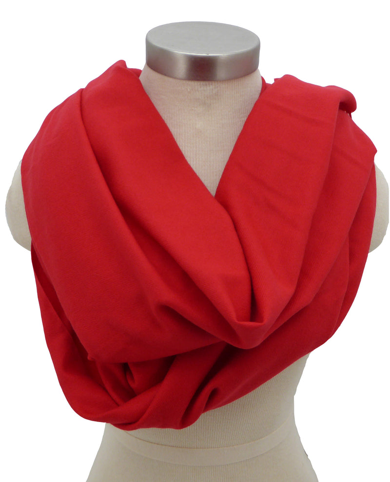 Red Solid Cashmere Scarf