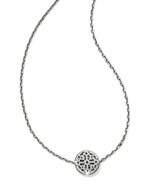 Silver delicate Brighton Ferrara Mini Necklace JL9630 with Ferrara motif pendant