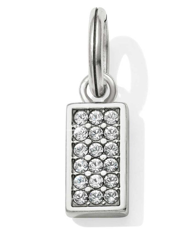 Silver Brighton JC4691 Meridian Zenith Charm filled with Swarovski crystals