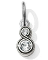 Silver Brighton JC4781 Infinity Sparkle Charm adds shine to your charm bracelet with Swarovski