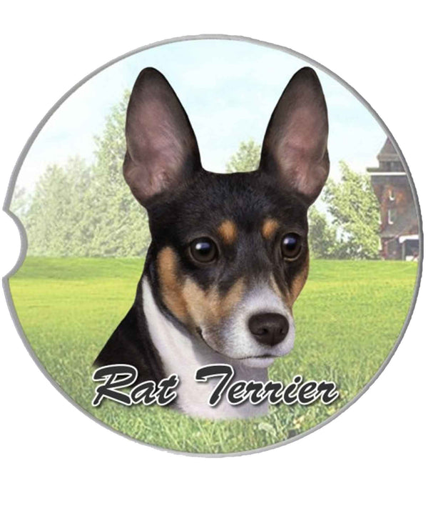 231-92 Rat Terrier Car Coaster