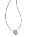 Brighton JM0071 Illumina Solitaire Necklace solitaire Swarovski crystal surrounded by pave