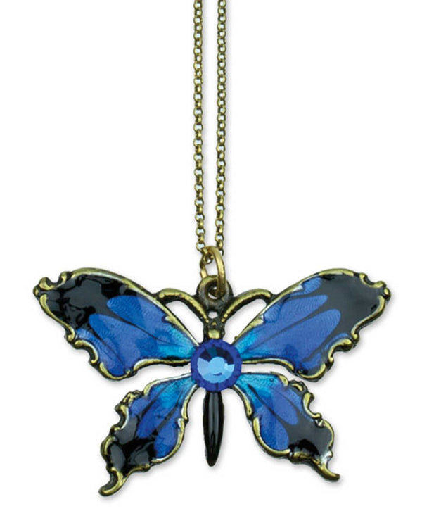Anne Koplik NK4824ABER Small Butterfly Necklace