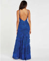 Alyce Paris 60491 Beaded Gown royal blue lace sequin evening gown with low cut back