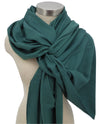 Hunter Green Solid Cashmere Scarf