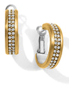 Brighton JA6152 Meridian Two Tone Hoop Earrings