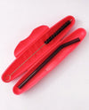 Strawesome Glass Straw Case made of BPA free plastic Hot Pink