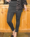 Pure Essence 210-2502 Legging With Skirt Charcoal