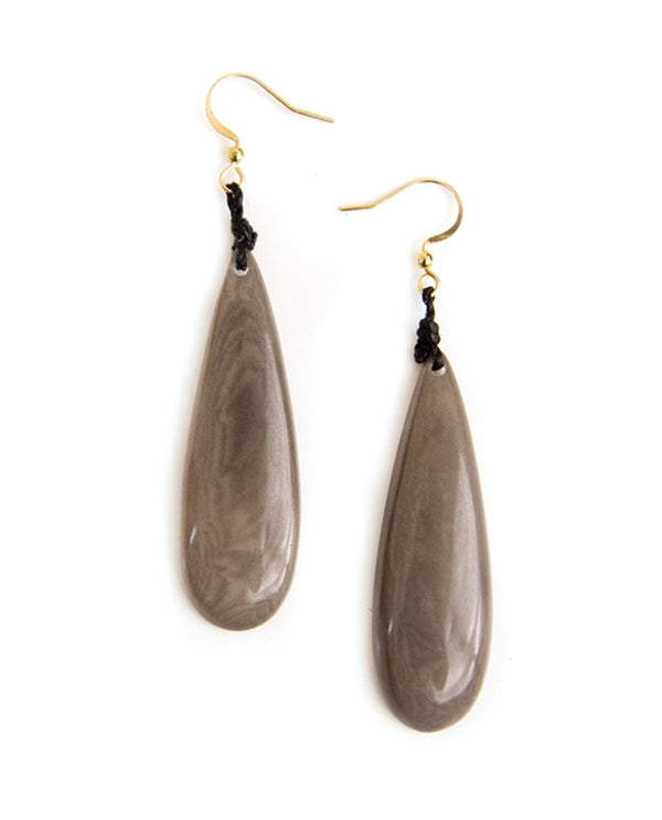 TAGUA 1E373 RAQUEL EARRING CHARCOAL
