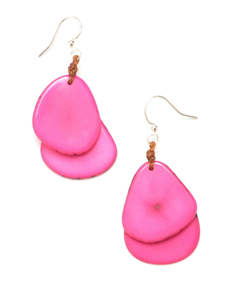 TAGUA 1E410 FIESTA EARRING FUCHSIA