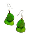 TAGUA 1E410 FIESTA EARRING LIME