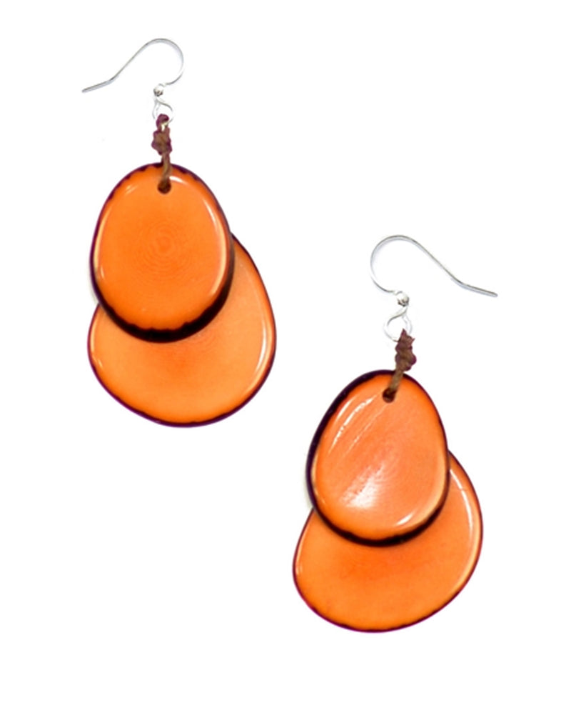 TAGUA 1E410 FIESTA EARRING NARANJA ORANGE