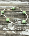 My Fun Colors 613 Crystal Bracelet-Jade Ab 613