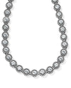 Silver Brighton JL7701 Twinkle Link Necklace with glamorous shimmering Swarovski gems