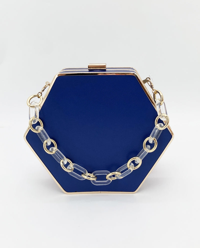 Hexagon Bag-Blue
