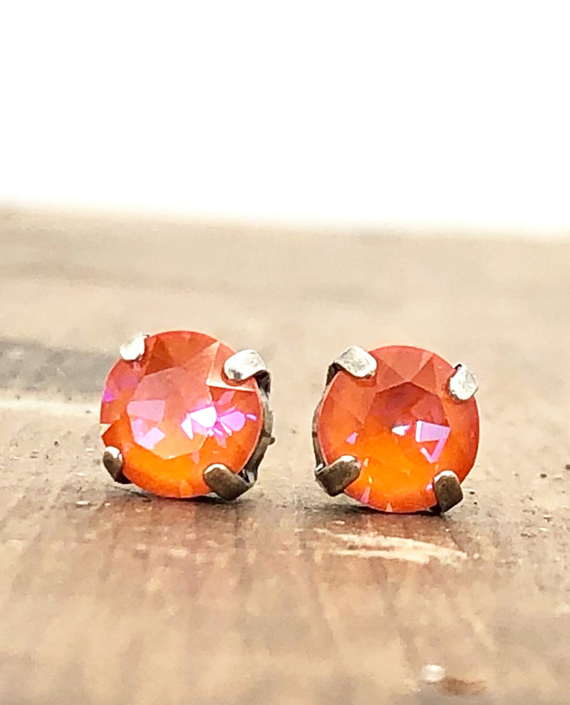 Rachel Marie Designs Jen Post Earring Orange Glow