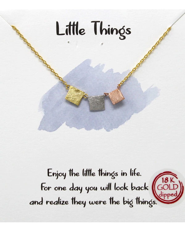 Little Things Necklace BJNA054 GOLD