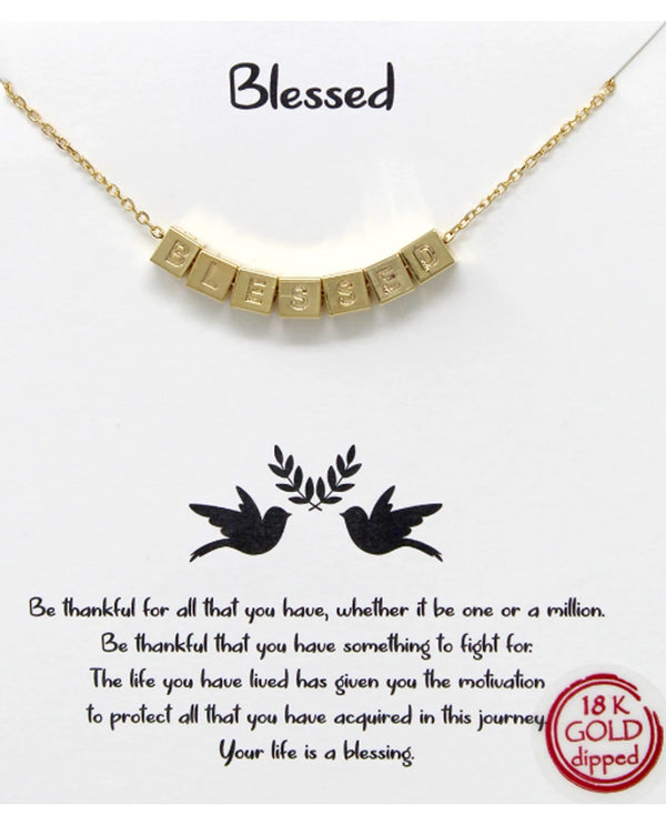 Blessed Necklace BJNA584 GOLD
