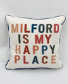 Little Birdie STE0130P Milford Happy Place Pillow