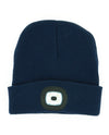 NGTS Rechargeable LED Beanie Navy