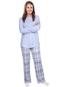 Lana 2 Pc Solid Pajamas LIGHT BLUE