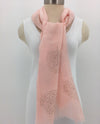 Pink Glitter Tree Scarf with Fringe