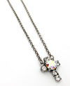 Aurora borealis Rachel Marie Designs Tabitha Cross Crystal Necklace