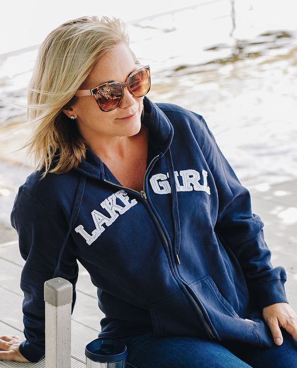 Lakegirl FZH001 Full Zip Hoodie NAVY