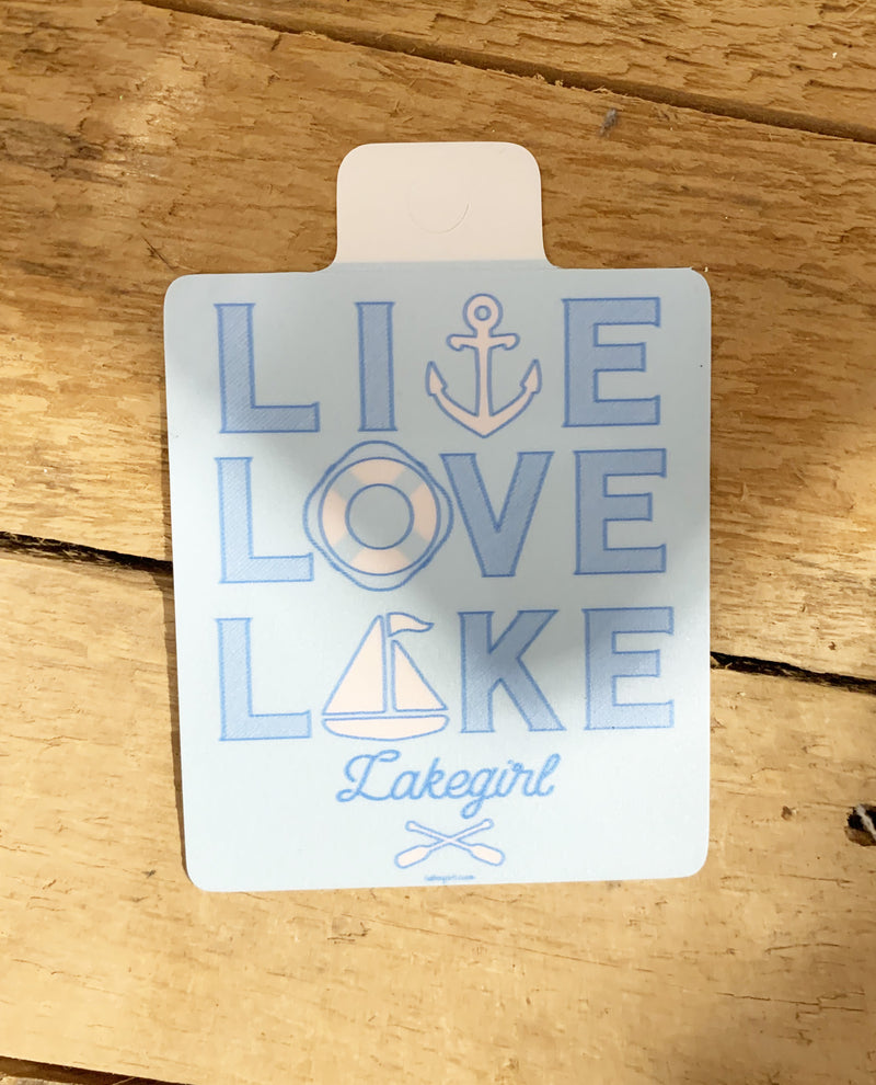 Lakegirl KST069 Live Love Sticker