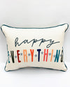 Little Birdie TXT0629P Happy Everything Pillow