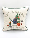 Little Birdie TXT0771P Garden Happy Place Pillow
