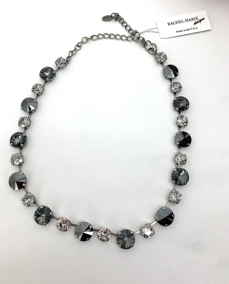 Penny Necklace By Rachel Marie Designs SILVER NIGHT MIX