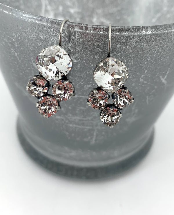 Rachel Marie Desings Charlotte Leverback Earring Clear