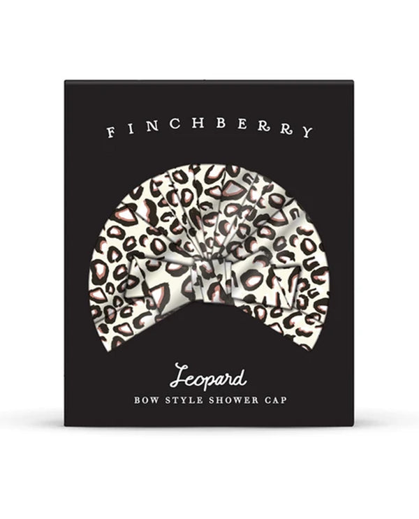 FinchBerry Leopard Shower Cap