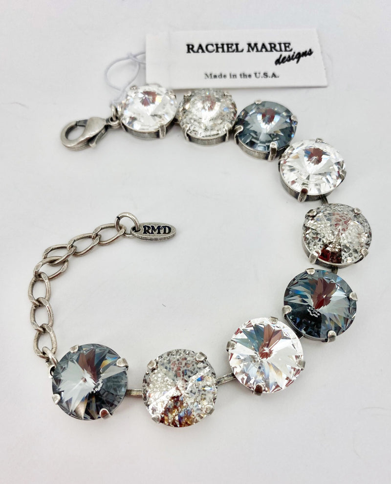 Jordan Bracelet By Rachel Marie Designs Grey Mix