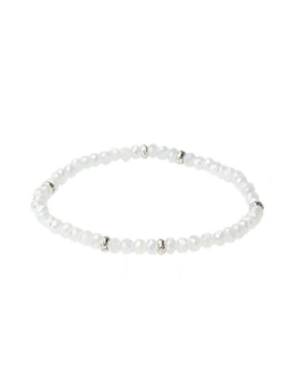 My Fun Colors MC110S Mini Crystal Bracelet Ice White Ab