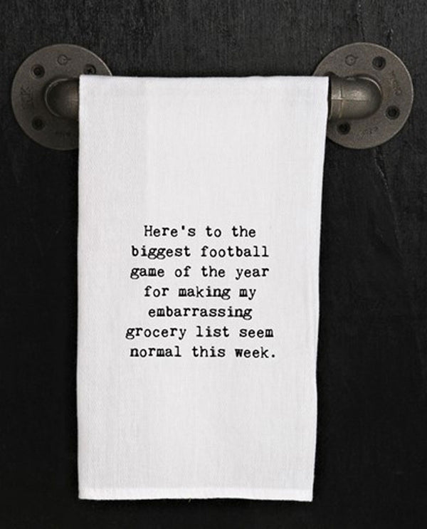 Second Nature By Hand TWL215 Biggest Football Game Towel