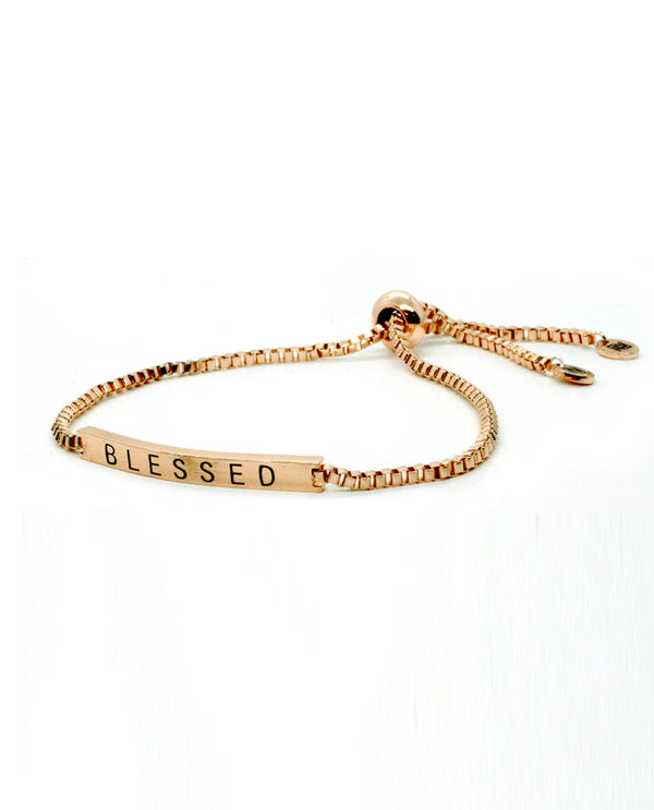 Good Works BLS Blessed/Faith/Believe Bracelet Blue Shade