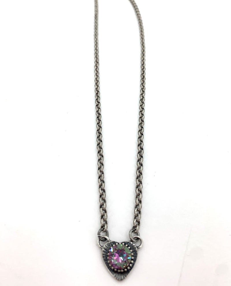 Rachel Marie Designs Darla Heart Necklace VITRAIL LIGHT
