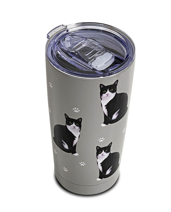 Black & White Cat Tumbler 116-3