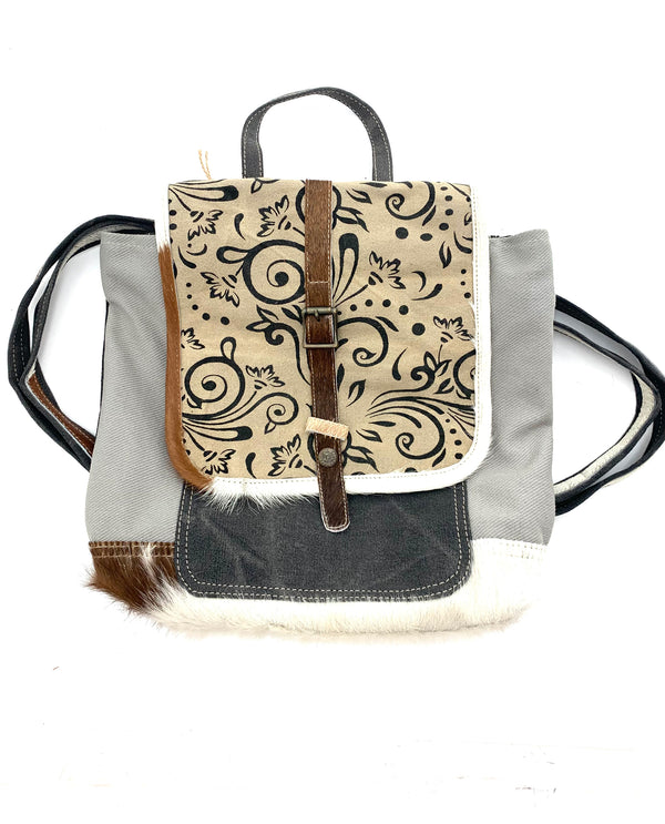 Benjamin International 55522 Small Backpack With Fur Trim