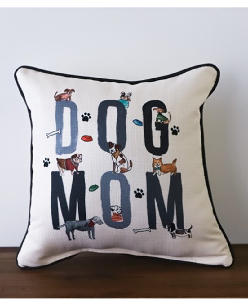Little Birdie DOG0022 Dog Mom Pillow